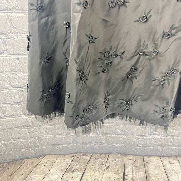 Josephine Chaus Black Dressy Formal Skirt Size 10 - Picture 3 of 6